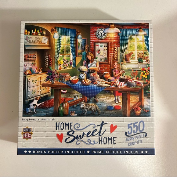 Home Sweet Home Games Like New 55 Piece Jigsaw Puzzle Baking Bread